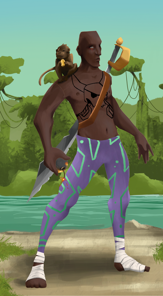 AlgoSeas Pirate #4555 NFT on Algorand