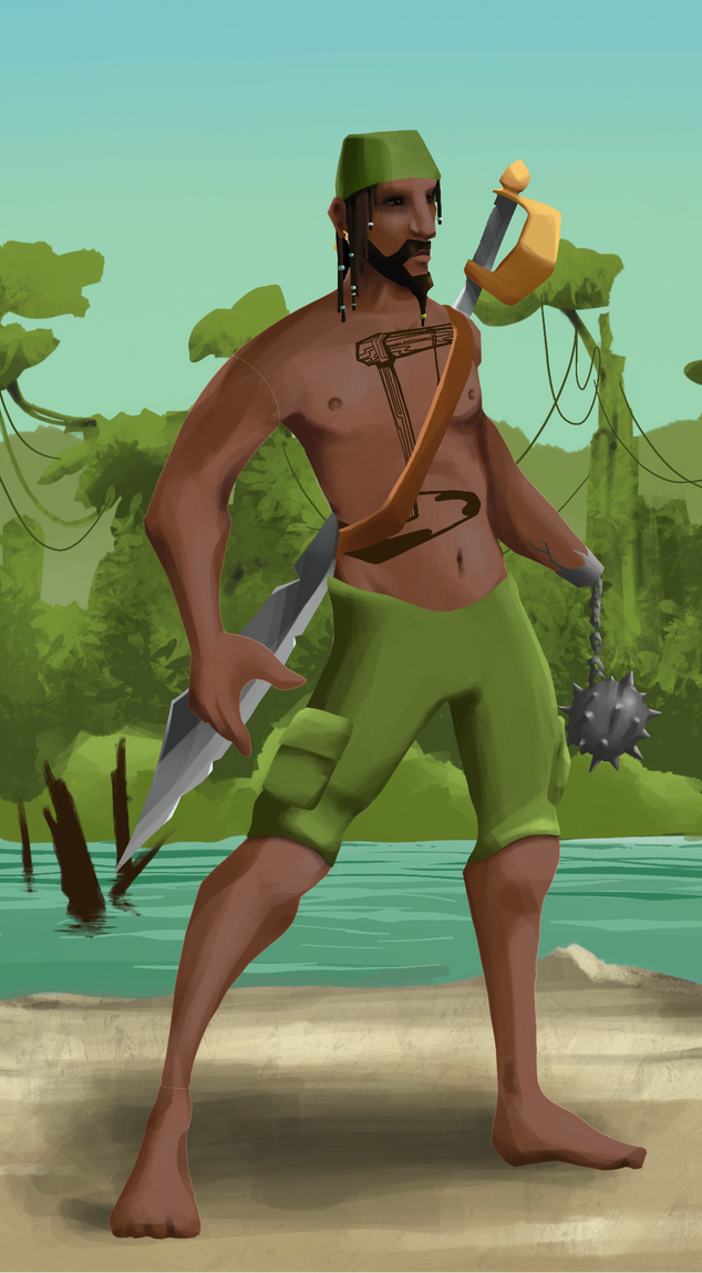 AlgoSeas Pirate #4638 NFT on Algorand