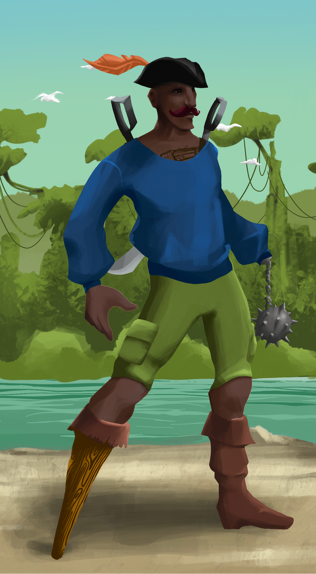 AlgoSeas Pirate #4691 NFT on Algorand