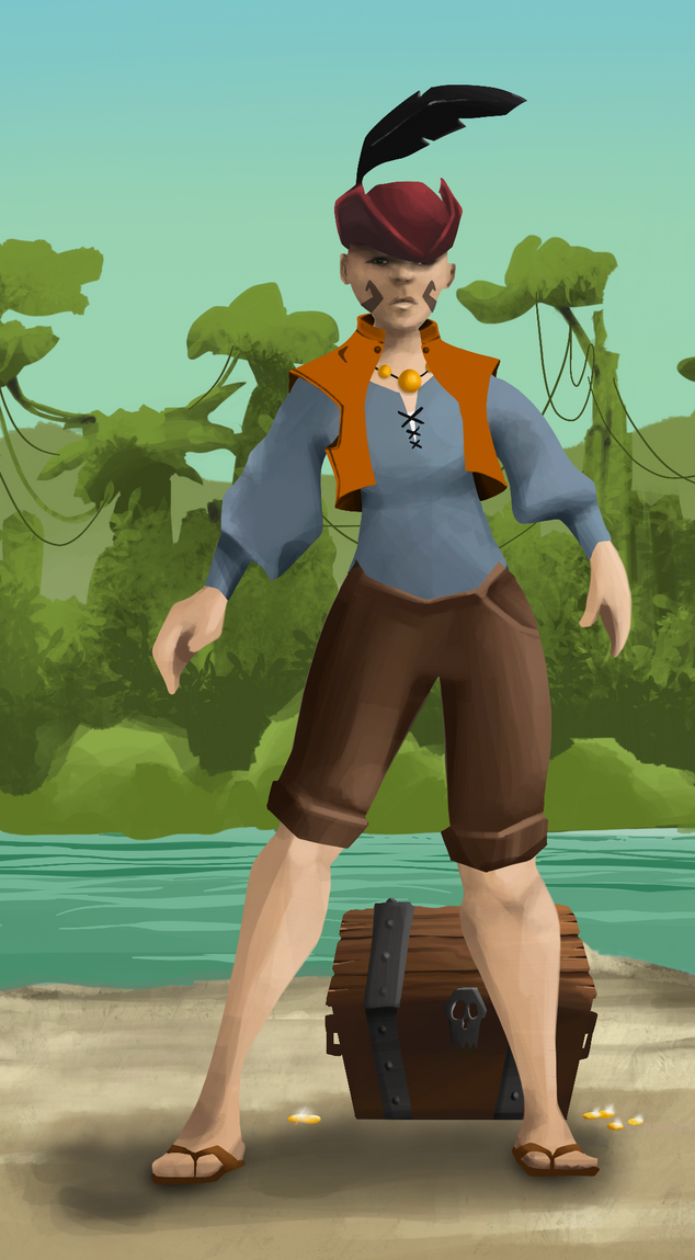 AlgoSeas Pirate #4784 NFT on Algorand