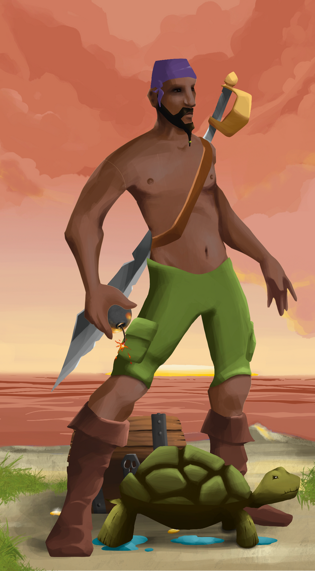 AlgoSeas Pirate #4851 NFT on Algorand