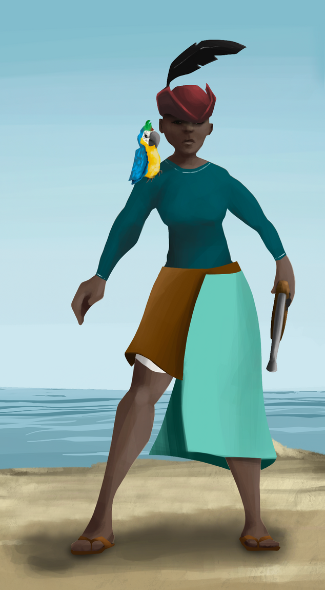 AlgoSeas Pirate #4876 NFT on Algorand