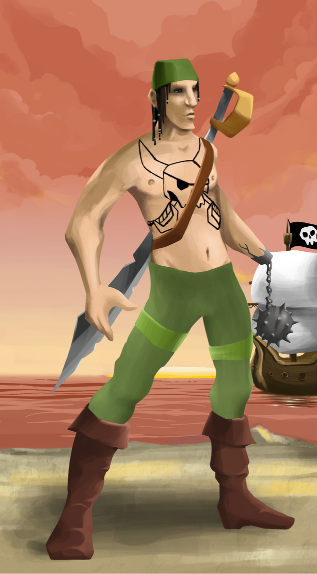 AlgoSeas Pirate #4887 NFT on Algorand