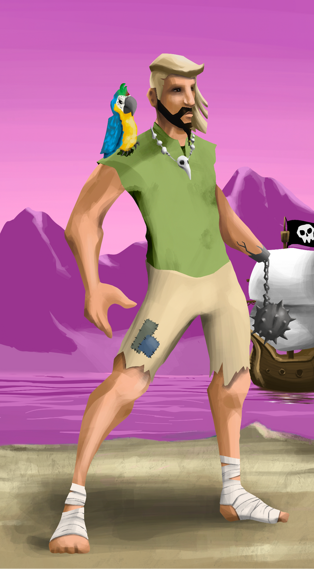 AlgoSeas Pirate #4945 NFT on Algorand