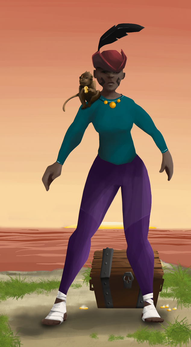 AlgoSeas Pirate #5040 NFT on Algorand