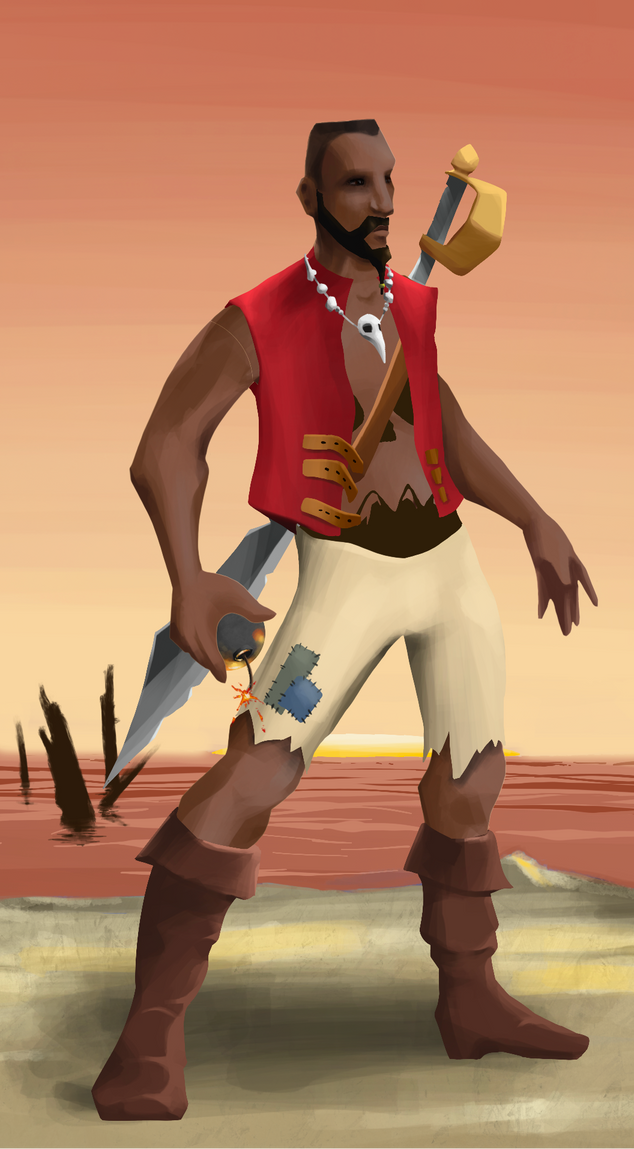 AlgoSeas Pirate #5074 NFT on Algorand