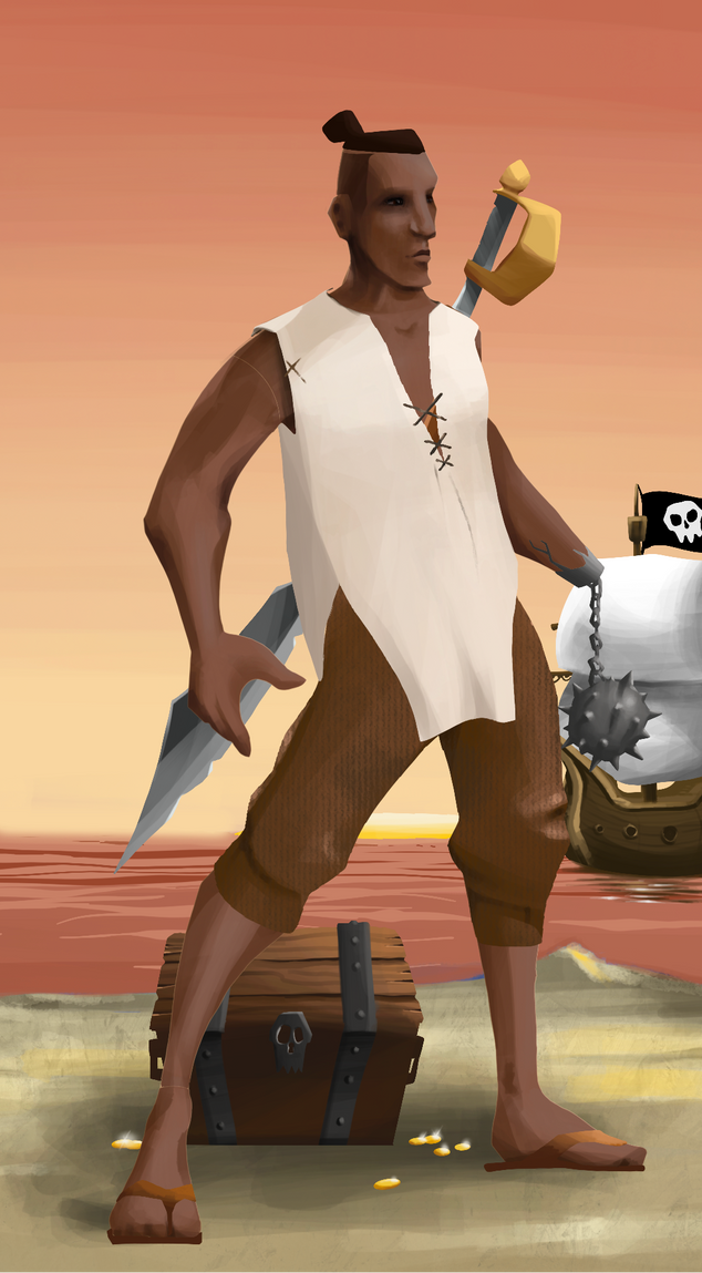 AlgoSeas Pirate #5096 NFT on Algorand