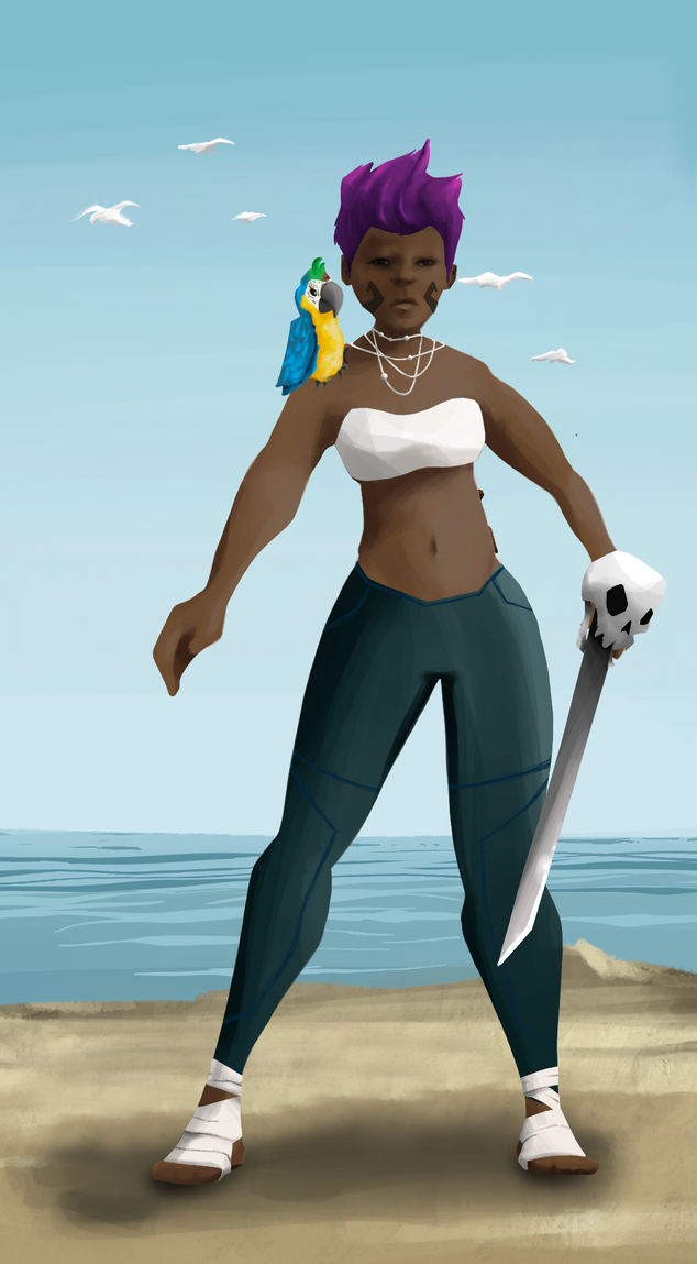 AlgoSeas Pirate #5416 NFT on Algorand