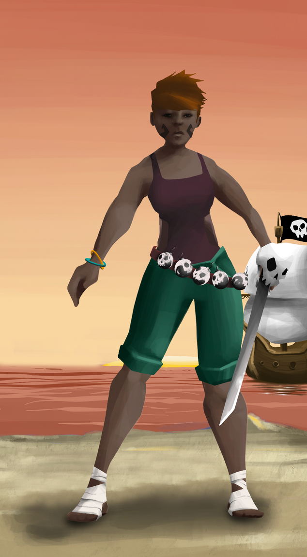 AlgoSeas Pirate #5551 NFT on Algorand