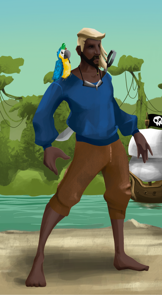 AlgoSeas Pirate #5554 NFT on Algorand