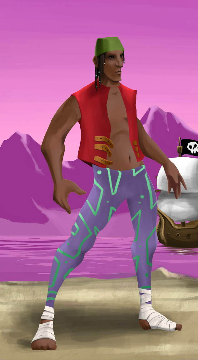 AlgoSeas Pirate #5558 NFT on Algorand