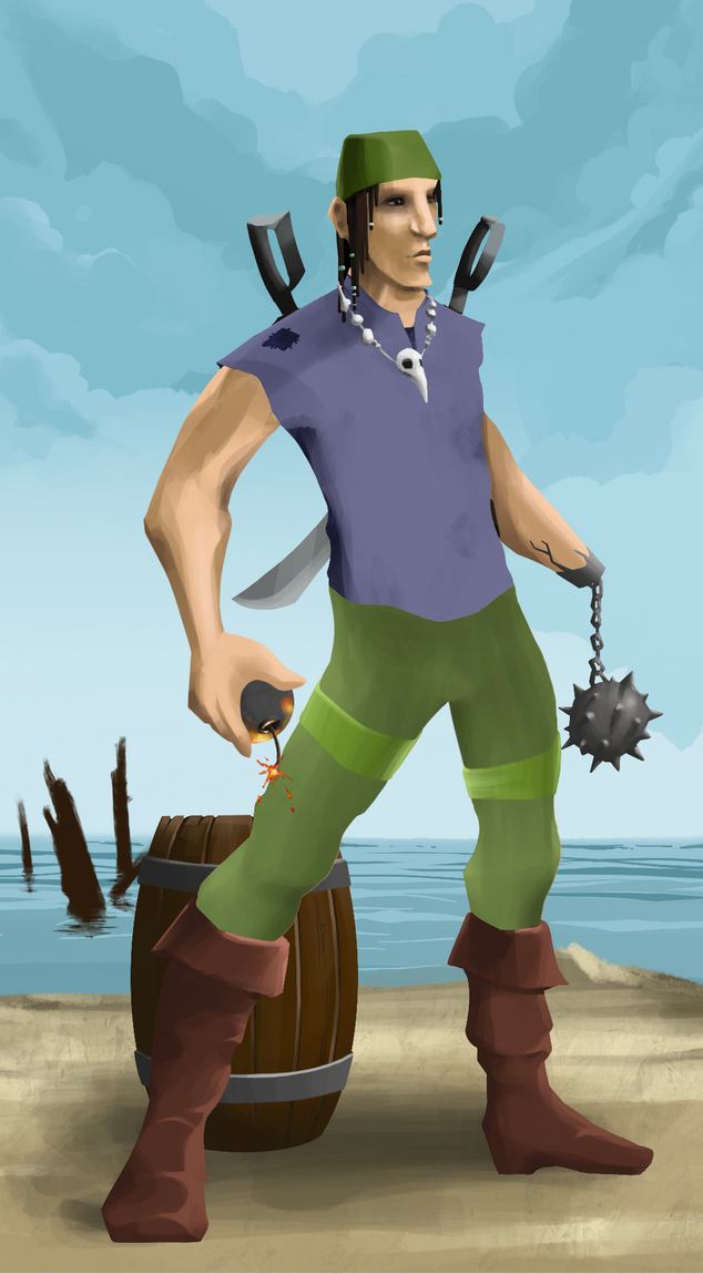 AlgoSeas Pirate #5709 NFT on Algorand