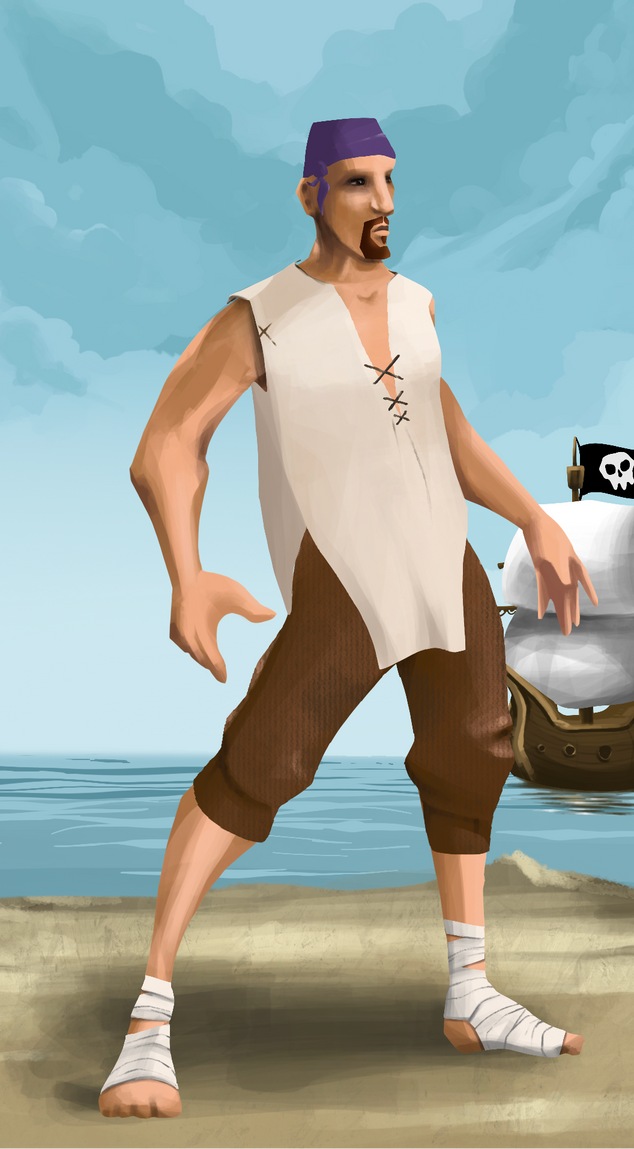 AlgoSeas Pirate #5915 NFT on Algorand