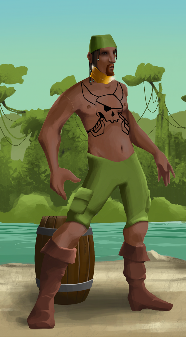 AlgoSeas Pirate #5943 NFT on Algorand