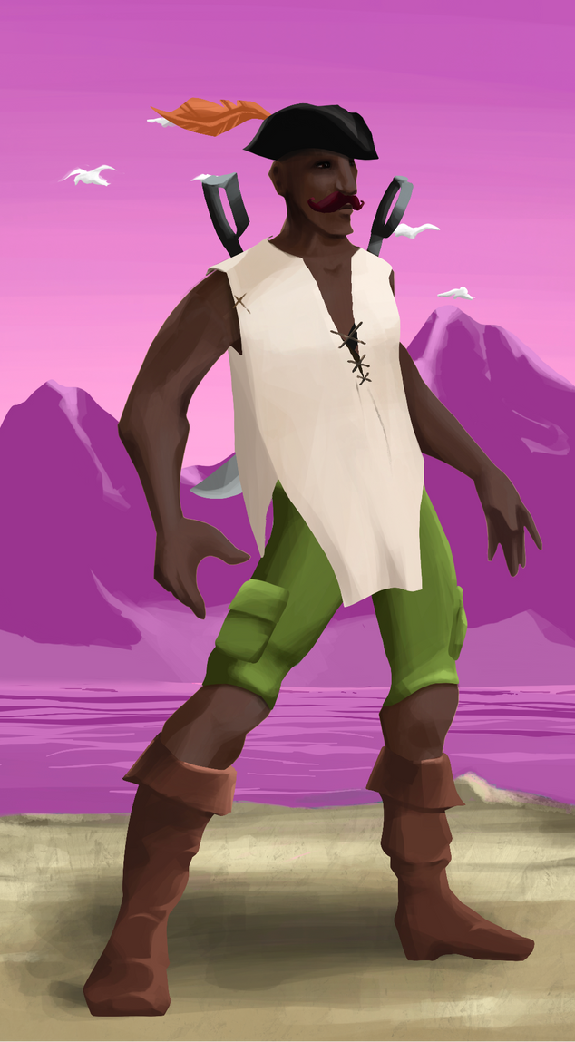 AlgoSeas Pirate #6051 NFT on Algorand