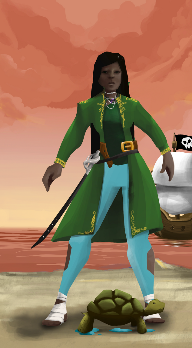 AlgoSeas Pirate #6071 NFT on Algorand