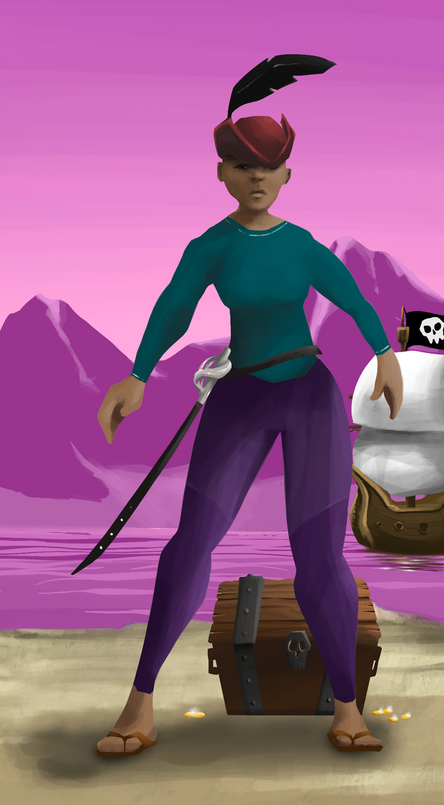 AlgoSeas Pirate #6093 NFT on Algorand