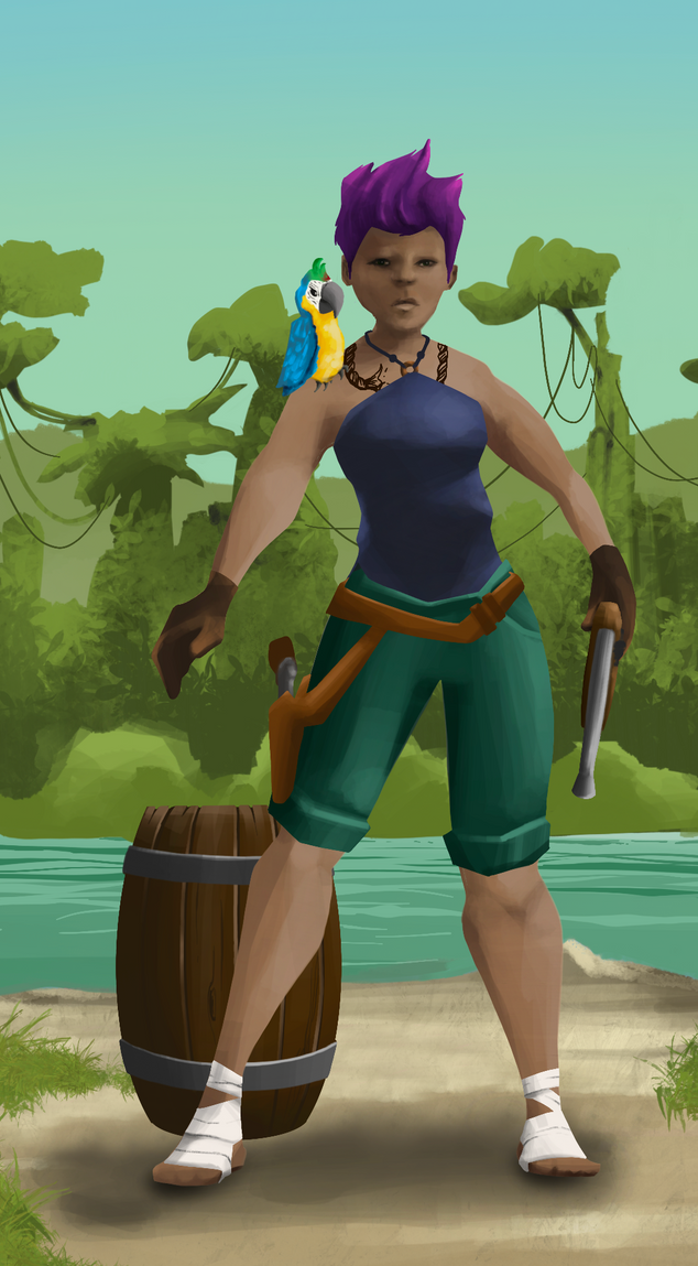 AlgoSeas Pirate #6157 NFT on Algorand