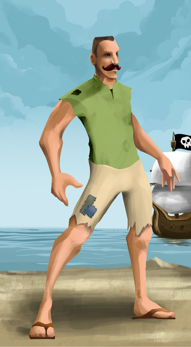 AlgoSeas Pirate #6185 NFT on Algorand