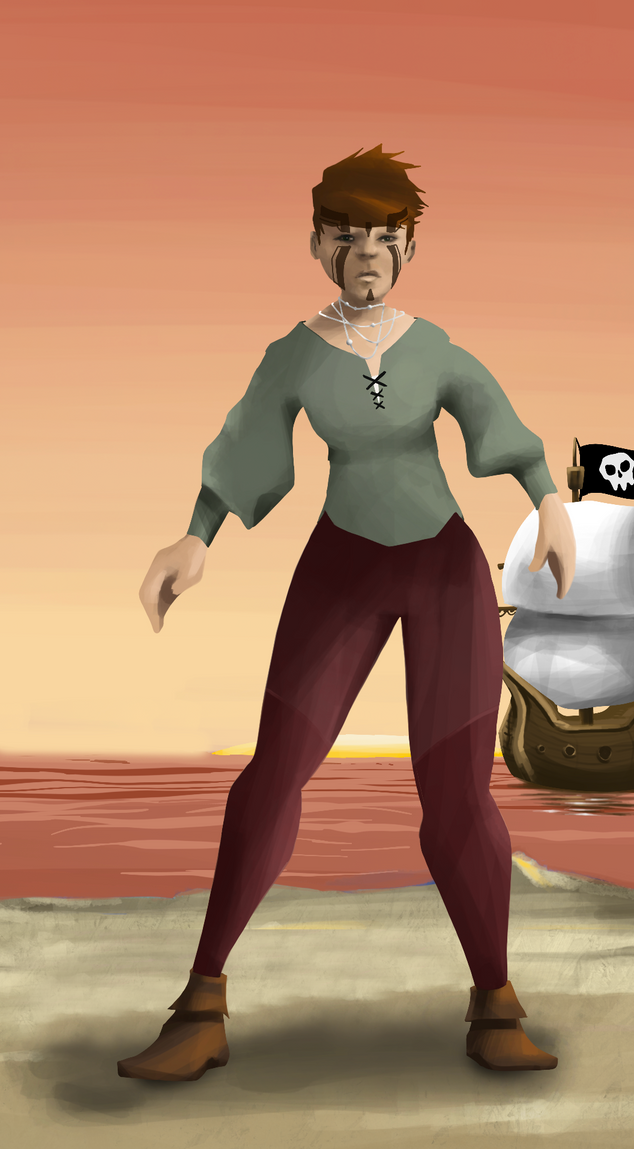 AlgoSeas Pirate #6190 NFT on Algorand