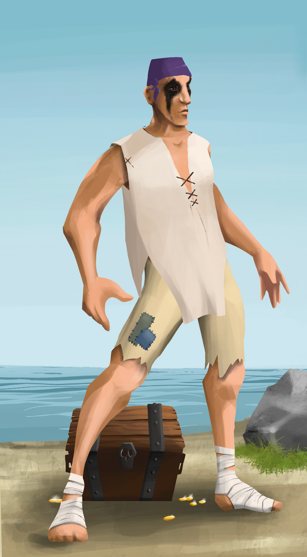 AlgoSeas Pirate #6216 NFT on Algorand