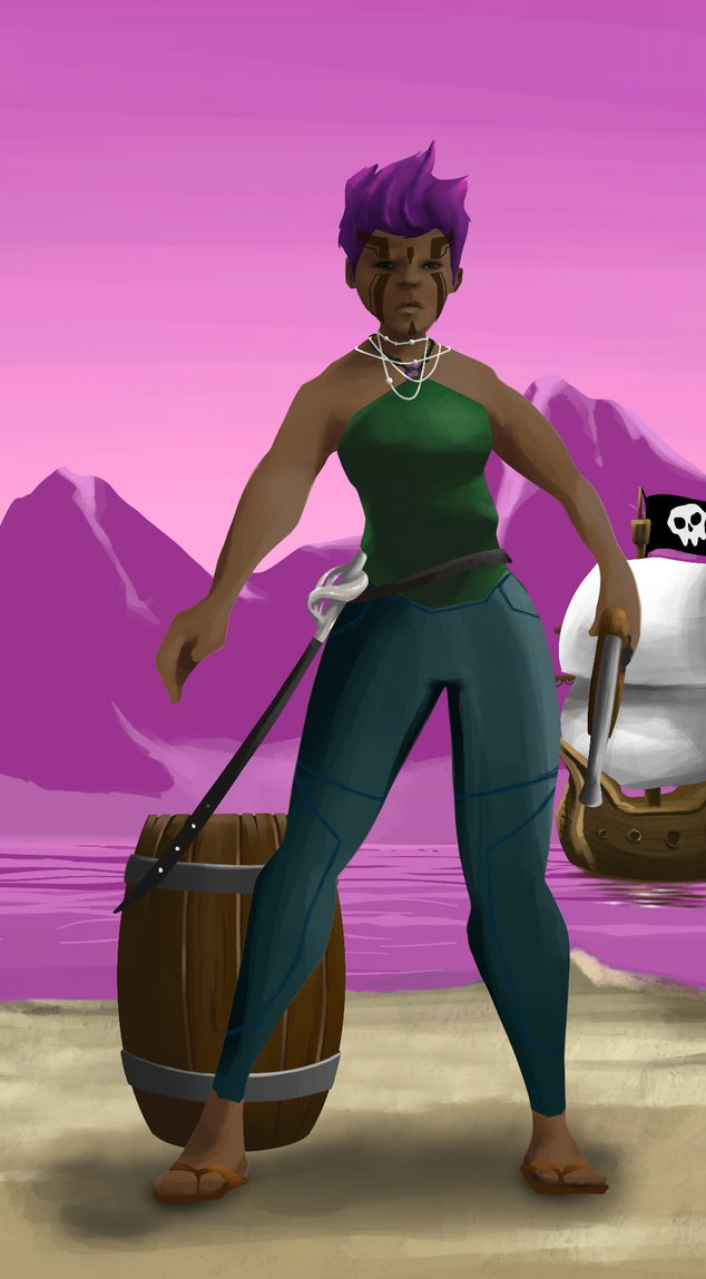 AlgoSeas Pirate #6230 NFT on Algorand