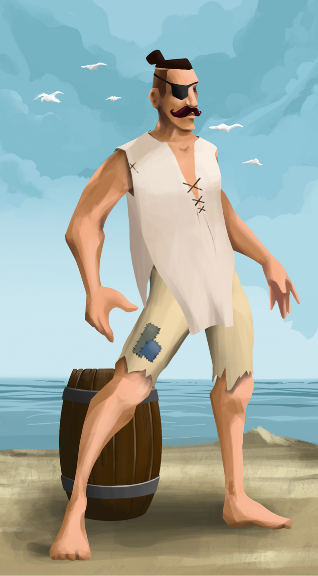 AlgoSeas Pirate #6231 NFT on Algorand