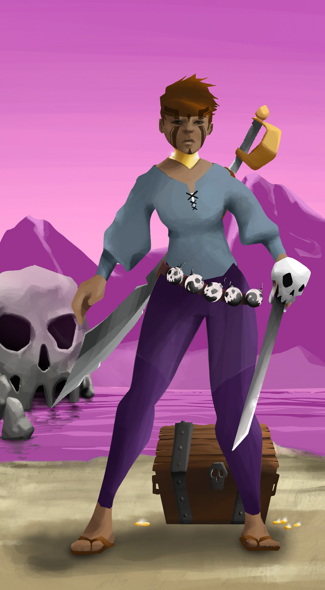 AlgoSeas Pirate #6264 NFT on Algorand