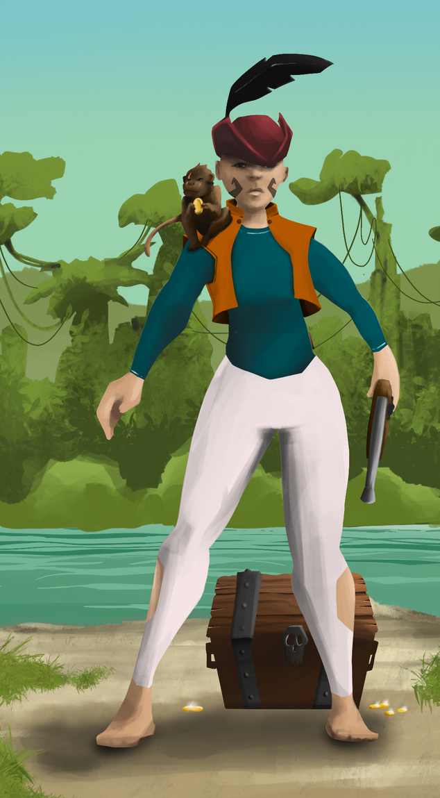 AlgoSeas Pirate #6266 NFT on Algorand