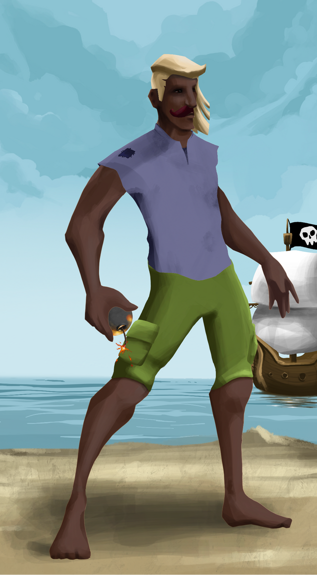 AlgoSeas Pirate #6290 NFT on Algorand