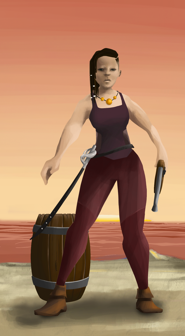 AlgoSeas Pirate #6318 NFT on Algorand