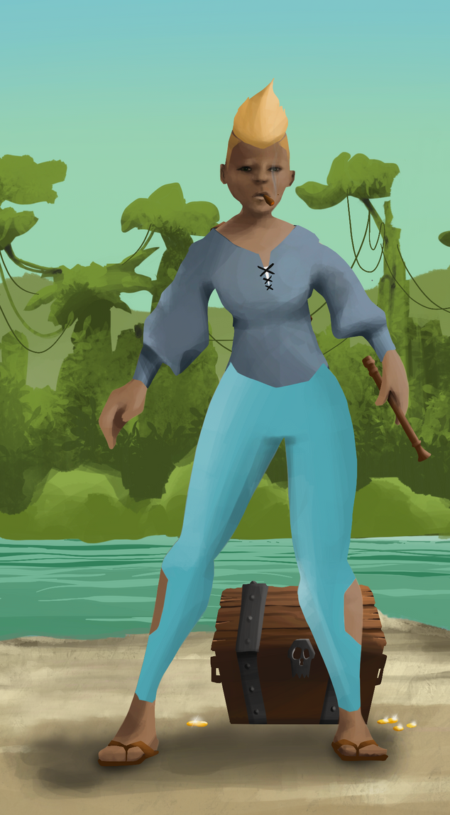 AlgoSeas Pirate #6321 NFT on Algorand