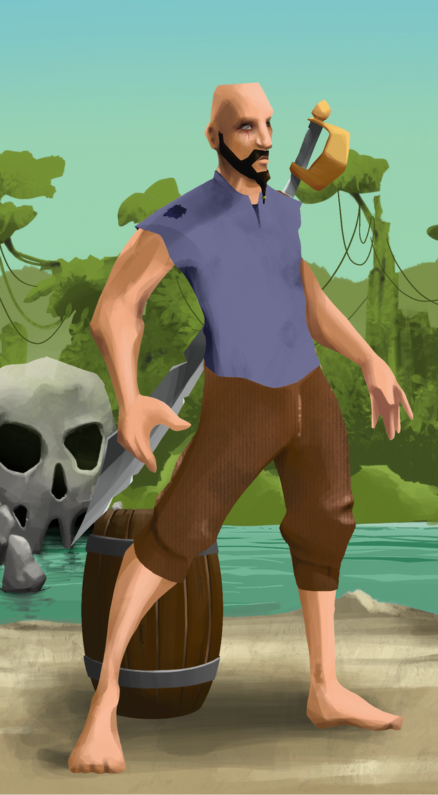 AlgoSeas Pirate #6373 NFT on Algorand