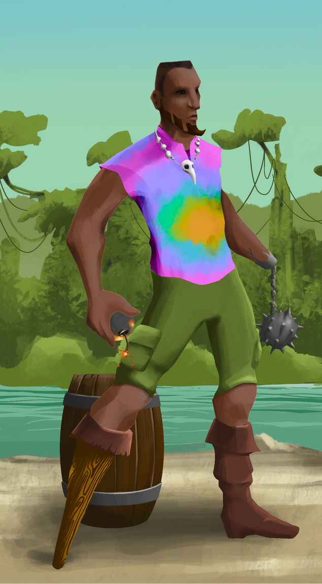 AlgoSeas Pirate #6374 NFT on Algorand