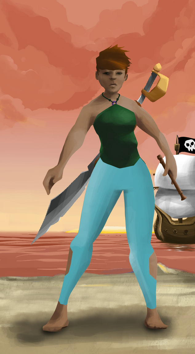 AlgoSeas Pirate #6383 NFT on Algorand