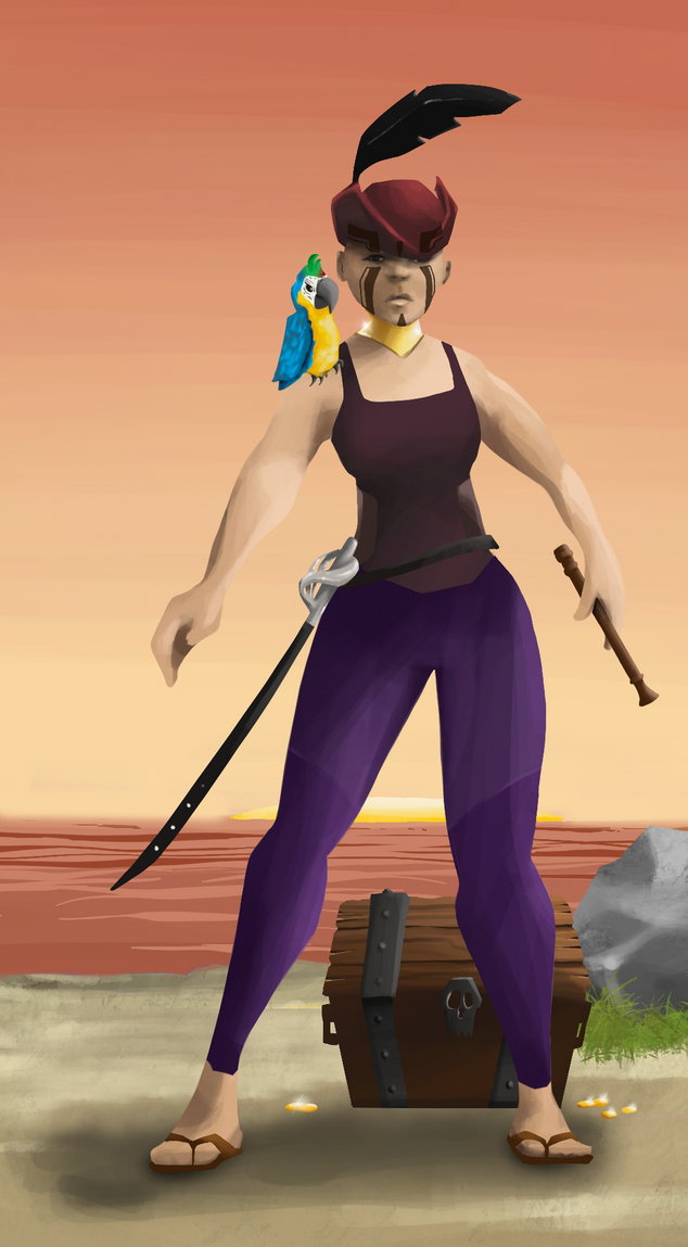 AlgoSeas Pirate #6391 NFT on Algorand