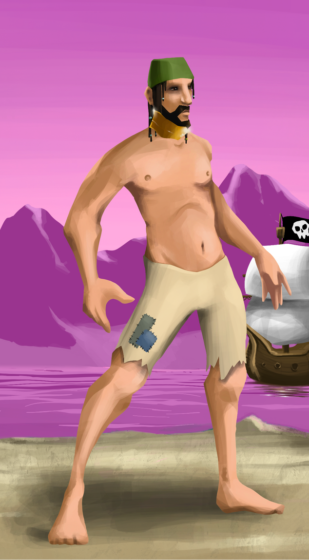 AlgoSeas Pirate #6409 NFT on Algorand