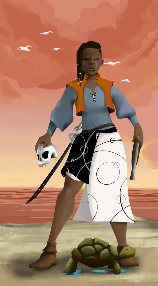 AlgoSeas Pirate #6423 NFT on Algorand