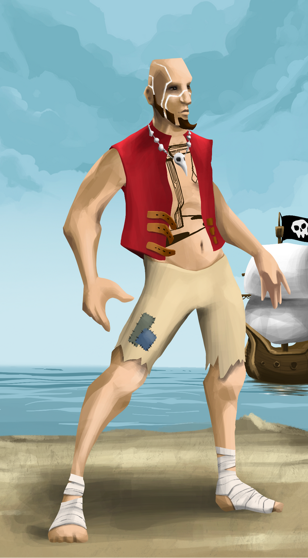 AlgoSeas Pirate #6437 NFT on Algorand