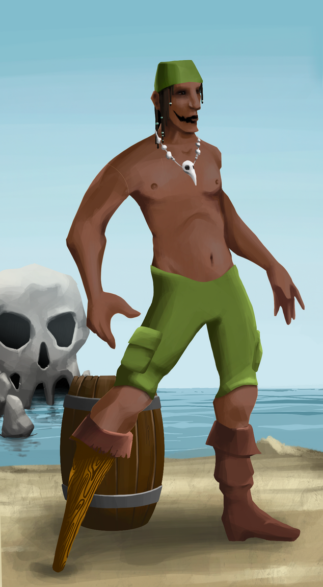 AlgoSeas Pirate #6479 NFT on Algorand