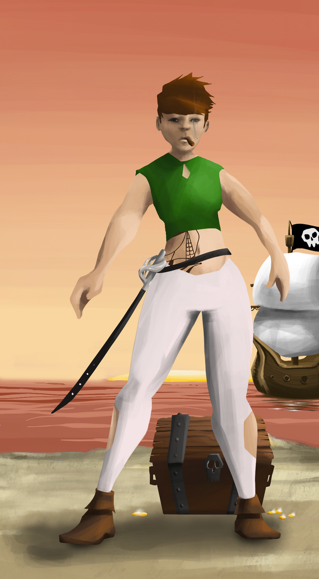 AlgoSeas Pirate #6480 NFT on Algorand