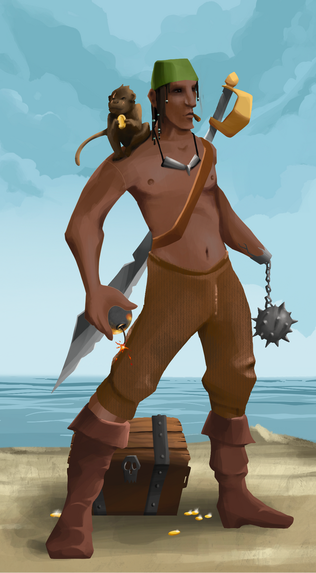 AlgoSeas Pirate #6521 NFT on Algorand