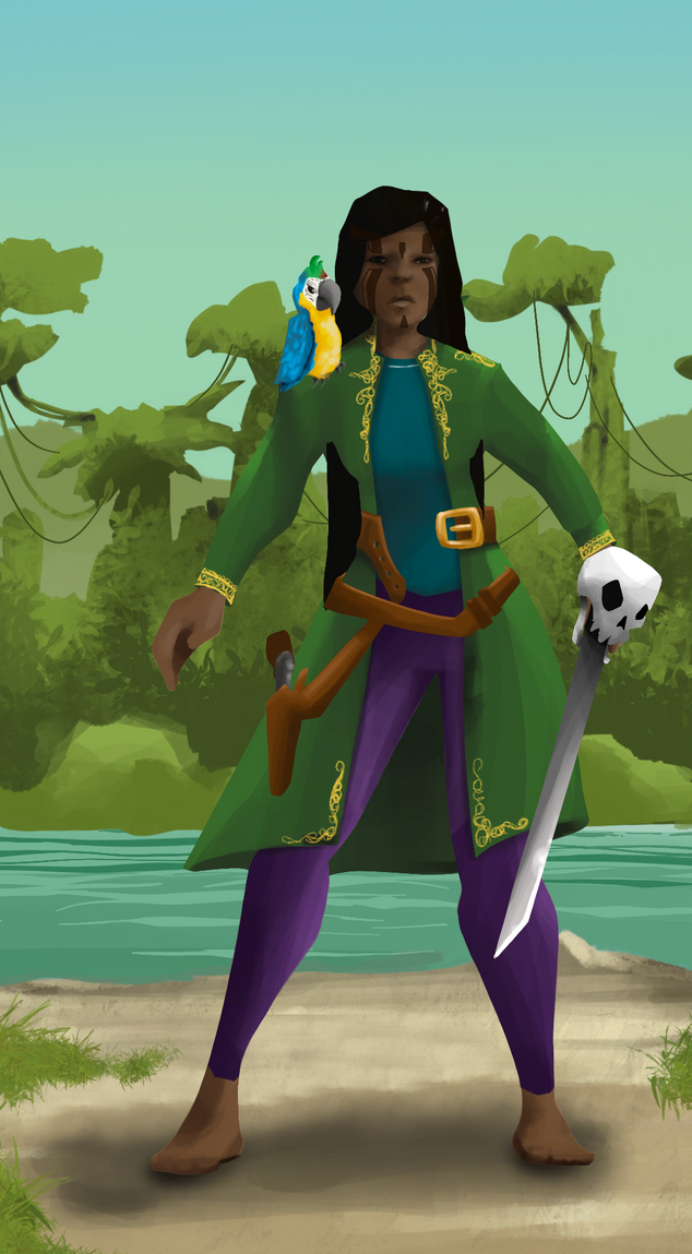 AlgoSeas Pirate #6525 NFT on Algorand