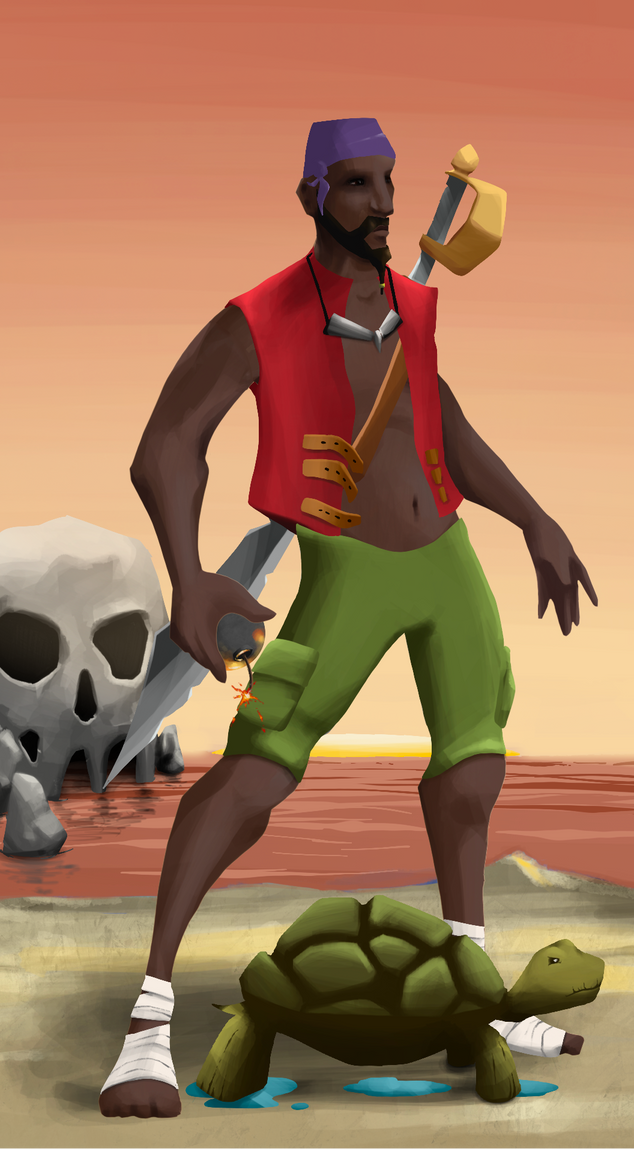 AlgoSeas Pirate #6565 NFT on Algorand