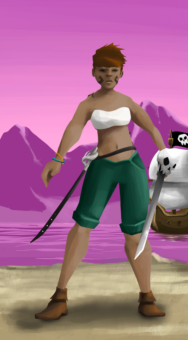 AlgoSeas Pirate #6589 NFT on Algorand