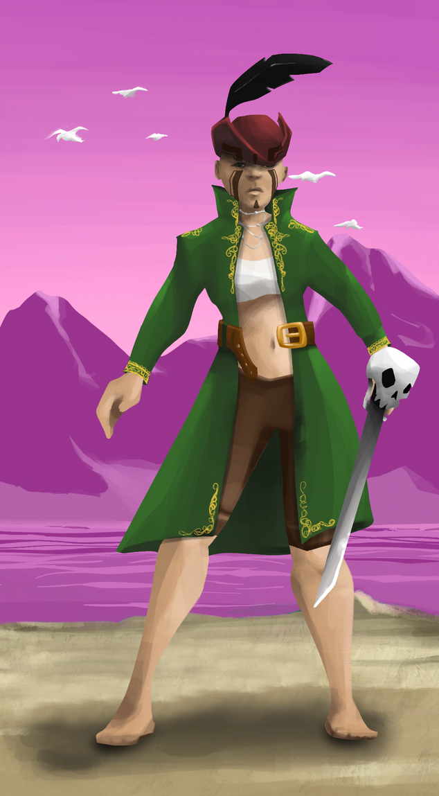 AlgoSeas Pirate #6607 NFT on Algorand