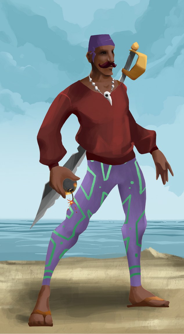 AlgoSeas Pirate #6621 NFT on Algorand