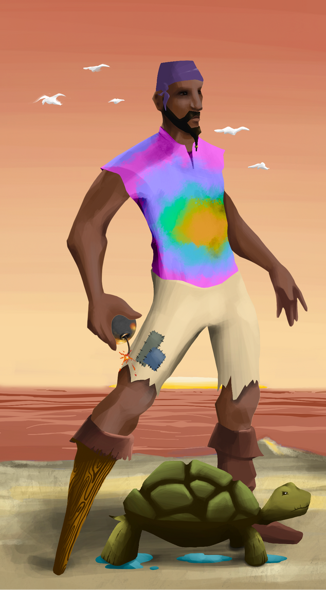 AlgoSeas Pirate #6627 NFT on Algorand