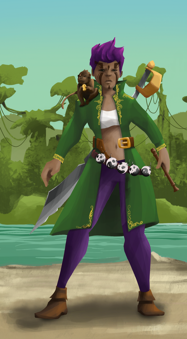 AlgoSeas Pirate #6665 NFT on Algorand