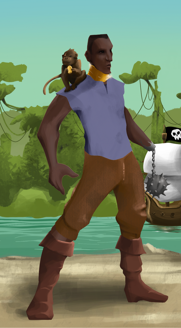 AlgoSeas Pirate #6719 NFT on Algorand